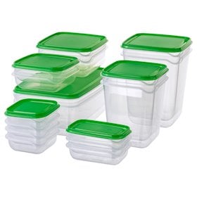 IKEA Pruta storage container set 17 pieces